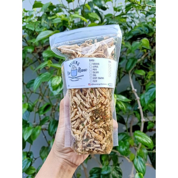 

Basreng Mba Nane - Basreng Daun Jeruk 150gr