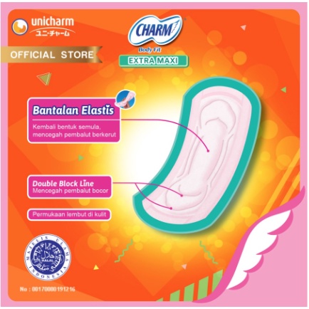 Softex Charm Pembalut Wanita 23 Cm