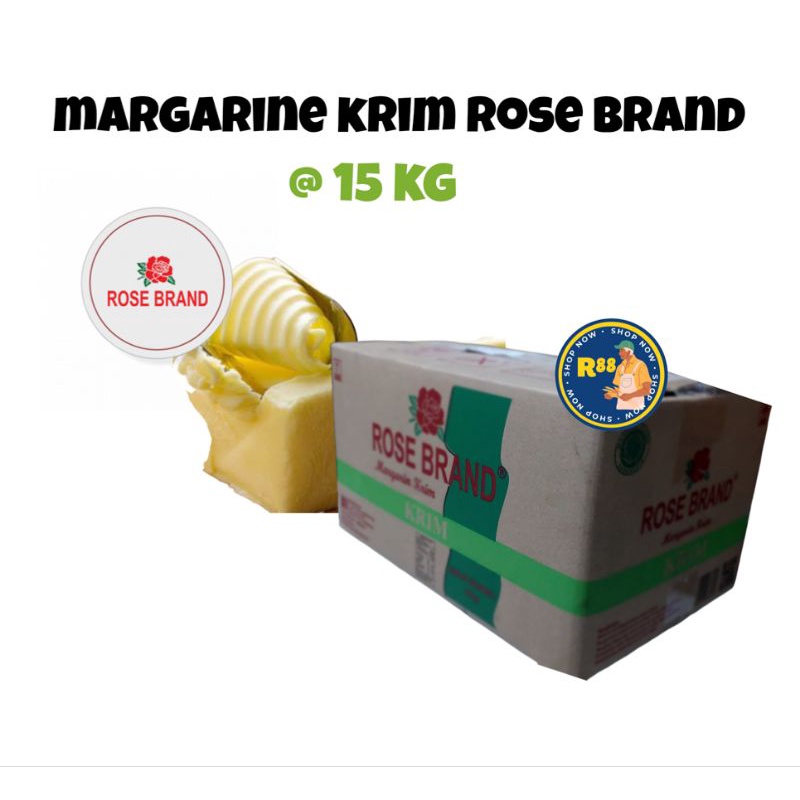 

ROSE BRAND MARGARINE (MENTEGA) KRIM | BAHAN KUE 15kg "DUS" - ORI 100% lebih murah