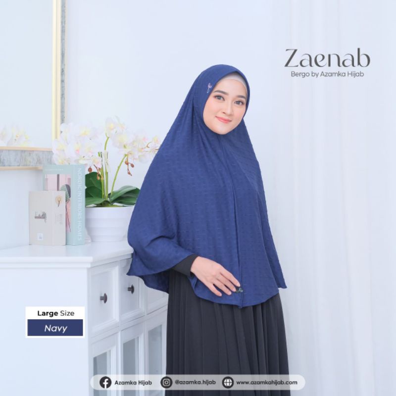 Hijab Instan Syar'i Zaenab L by Azamka