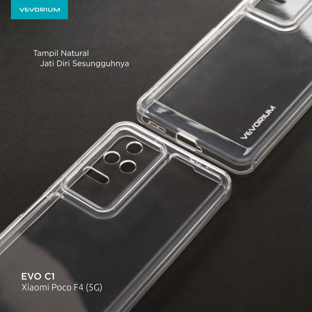 VEVORIUM EVO C1 Xiaomi POCO F4 5G Clear Soft Case Bening Transparan