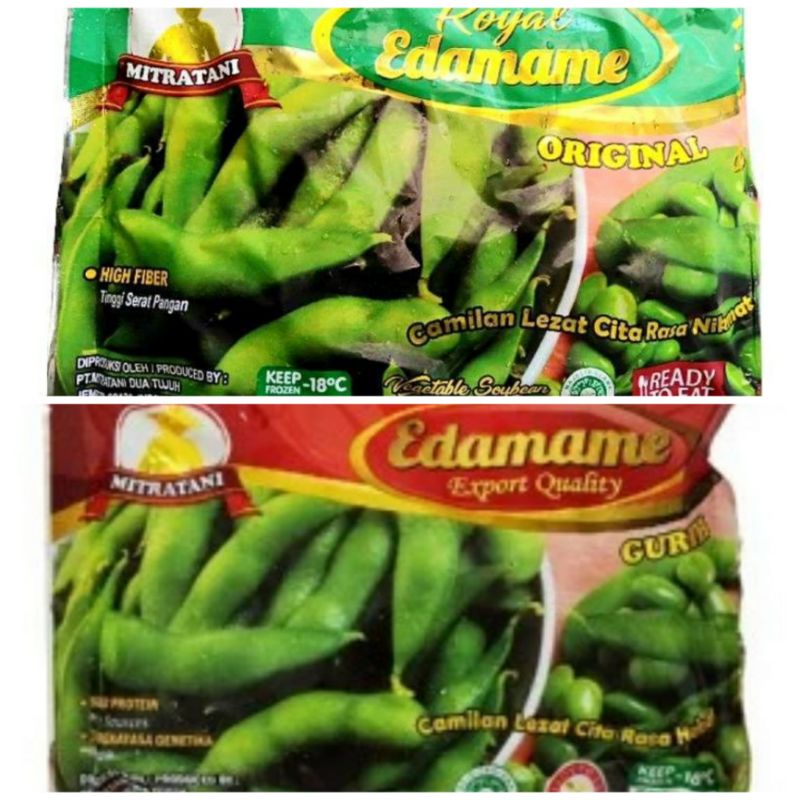 

✔MURAH [INSTAN ONLY] Edamame Siap Makan Frozen Original & Asin Gurih 500gr / Edamame Asin