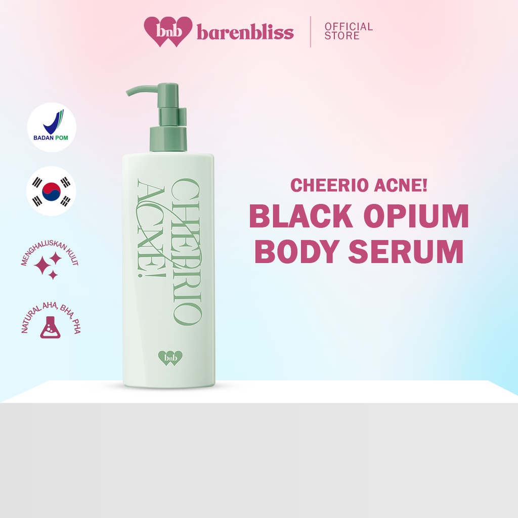 BNB barenbliss Cheerio Acne! Black Opium Calming Body Serum - Skin Barrier Repair