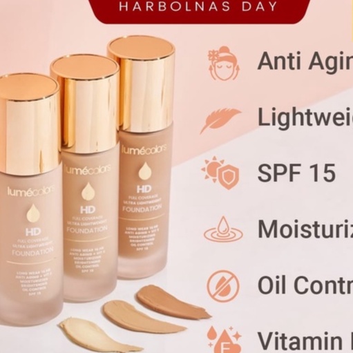 Promo Lumecolors HD Foundation Light, Neutral, Sand