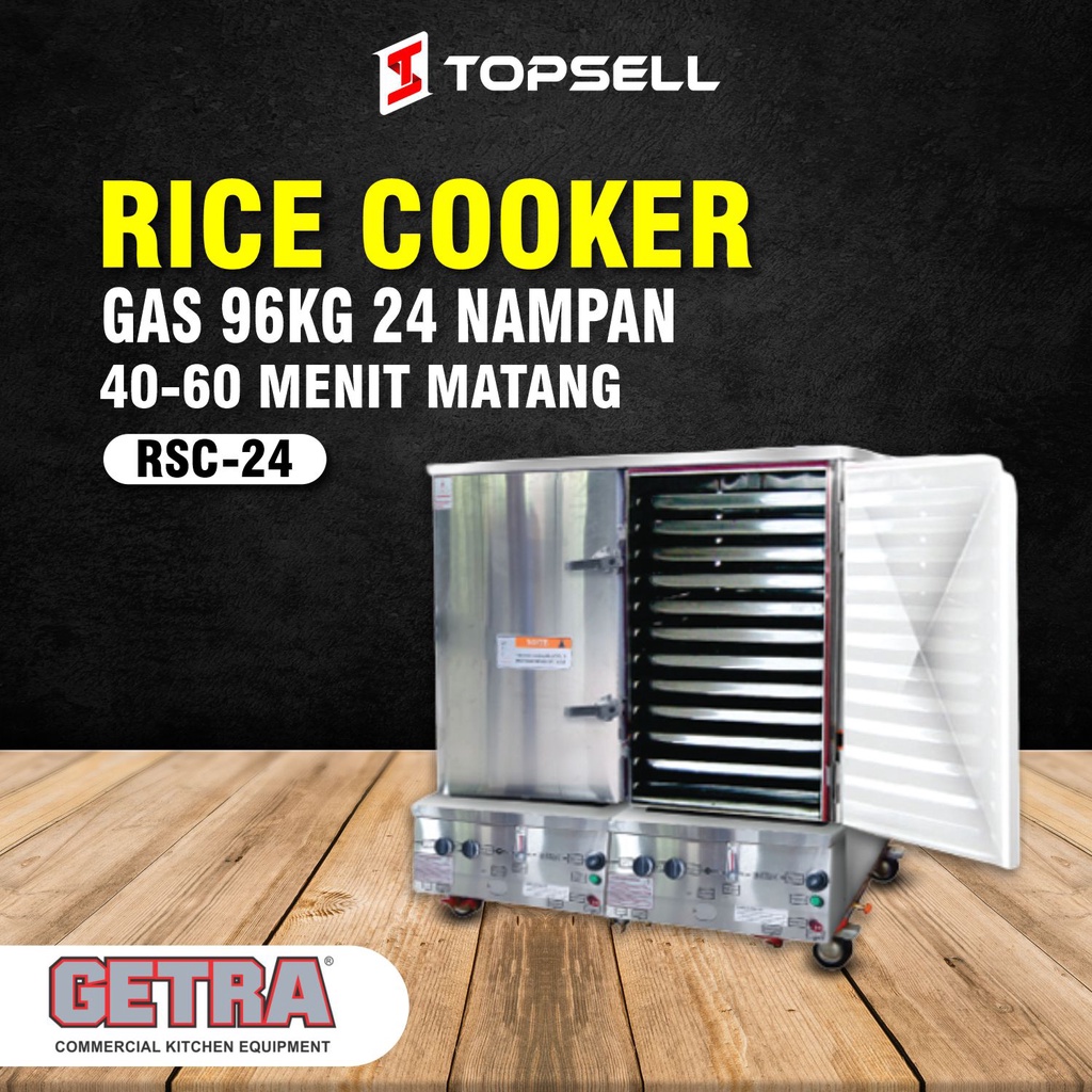 Jual Rice Cooker Gas Getra Kapasitas 96KG RSC24 Gratis Ongkir Shopee