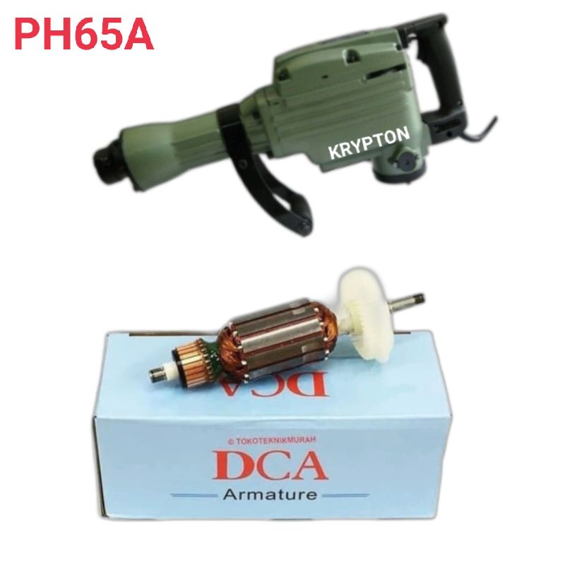 DCA armature / angker PH65A demolution hammer / elektrik breaker type HITACHI original part