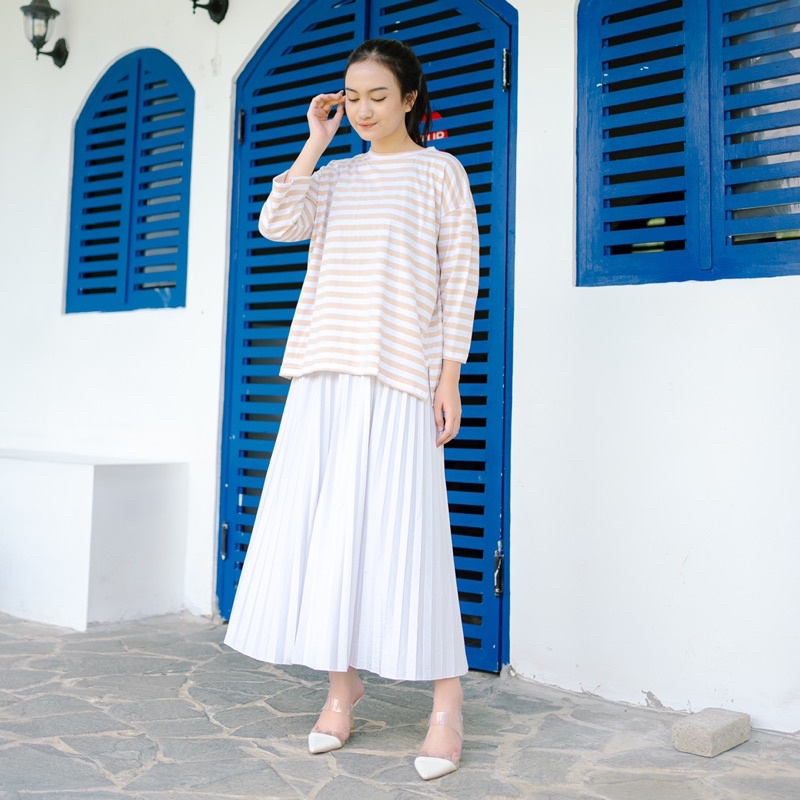 Ayra Blouse Stripe Blouse Oversize Blouse Combed