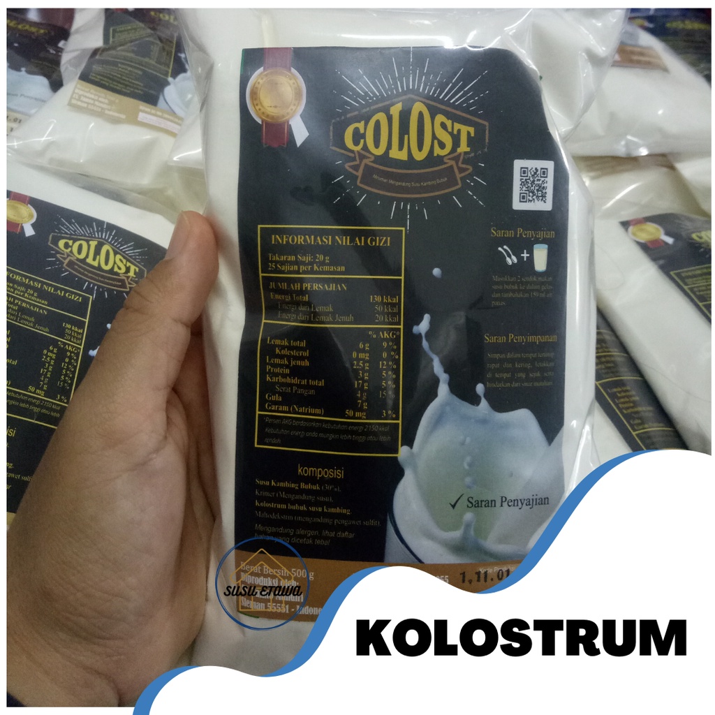 

SUSU KAMBING BUBUK PLUS KOLOSTRUM 1 KILO