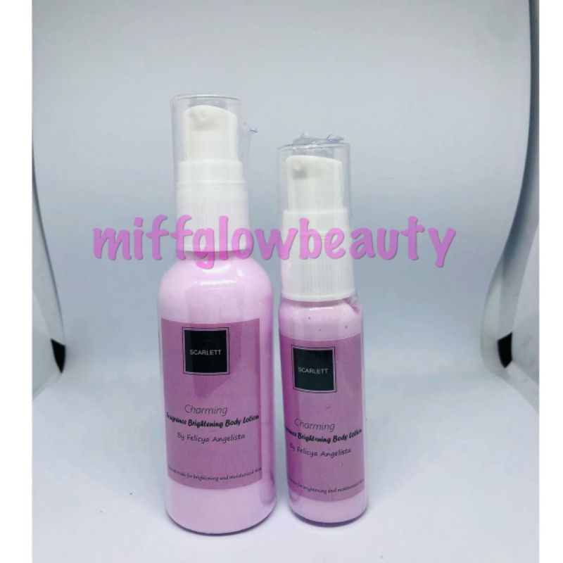 miffglow - [NEW LOVING] COD FULL SEGEL REAL PICT Scarlett mini scarlett whitening body lotion mini 30ml 60ml 100ml jolly romansa happy fantasia charming freshy lotion scarlet mini scarlett travel size scarlett mini series