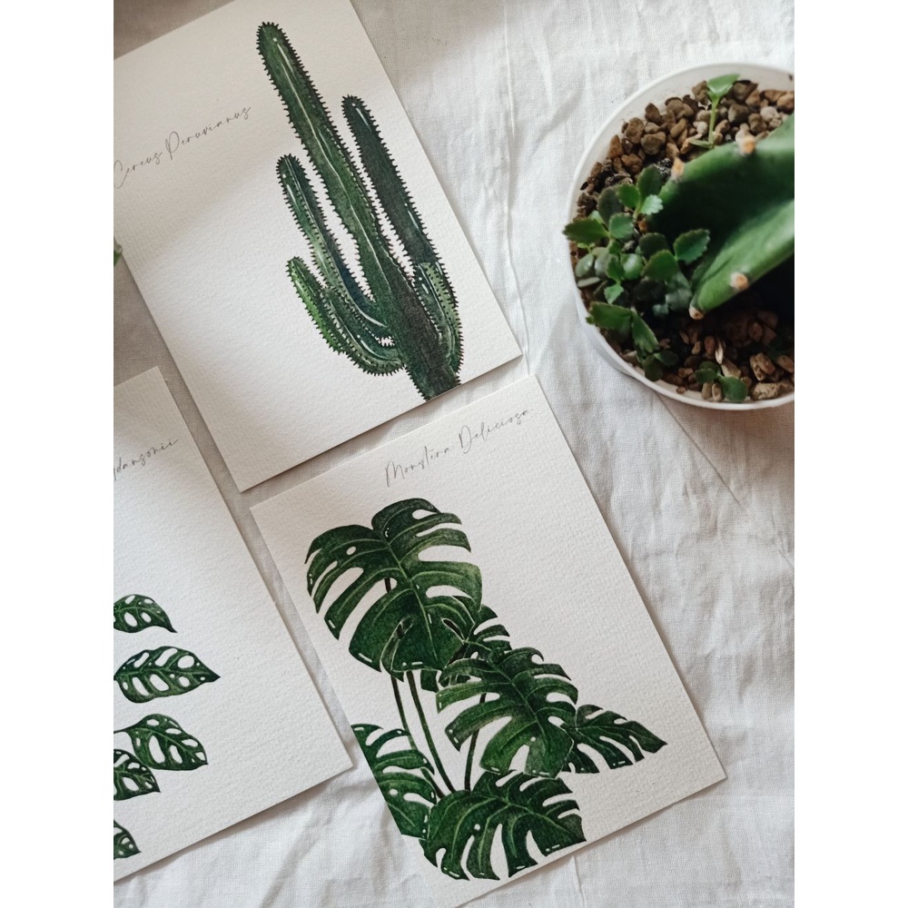 

IMAGINEARTWORK14 Plant Edition Postcard / Kartu Pos Ilustrasi