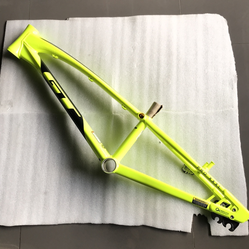Frameset BMX GT Speed Series Pro Yellow Fluo BMX Racing Supercross Origina