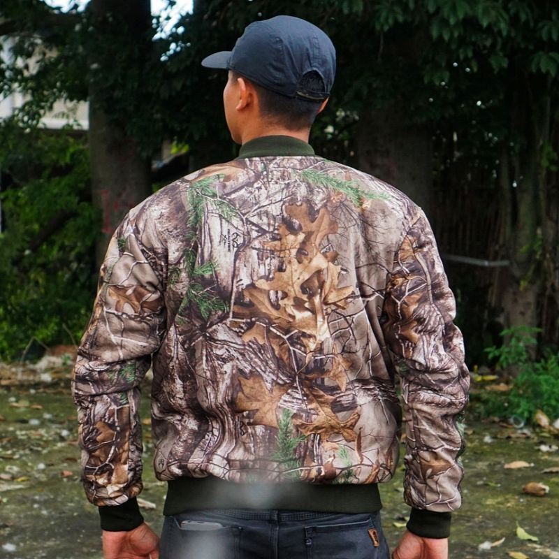 Jaket Bomber Realtree Xtra Camo