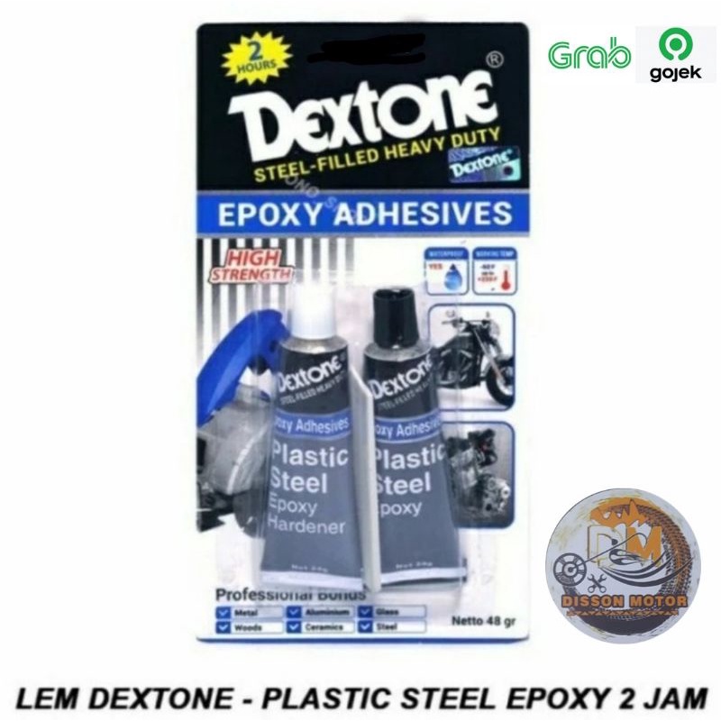 DEXTONE 2Jam Lem Besi Plastik Steel 48gr