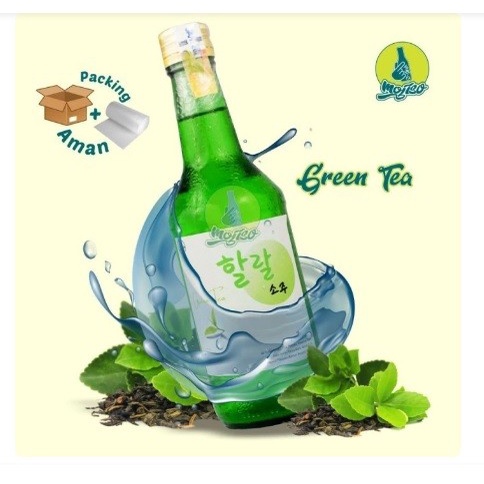 

NEW MOJISO SOJU HALAL GREEN TEA NON ALCOHOL SODA 360 ML SPARKLING WATER