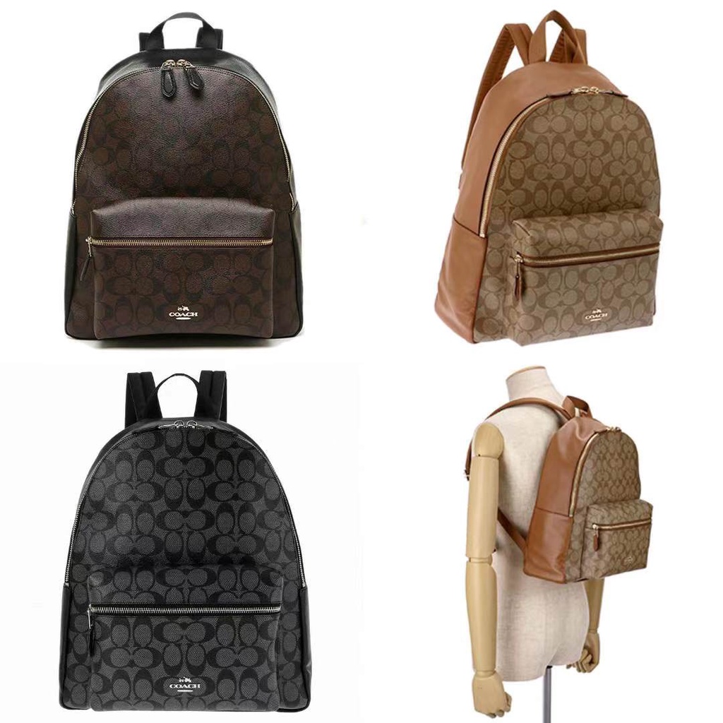 [Instant/Same Day]coach 58314 womens backpack travel bag zipper closure  beibao