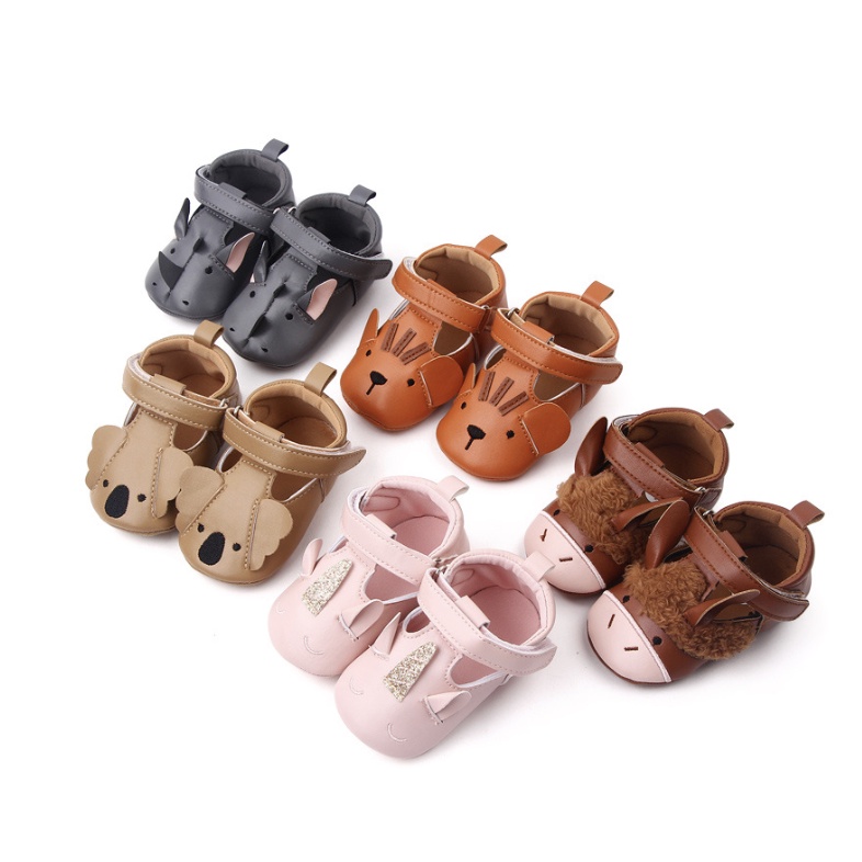 babyfit LEATHERNIMAL sepatu prewalker anak bayi sepatu belajar jalan import mb-1118