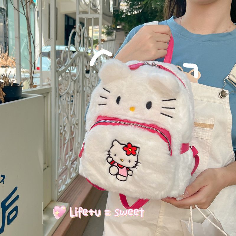 TAS RANSEL SANRIO HELLO KITTY KUROMI POMPOMPURIN PURIN MELODY CINNAMOROLL BACKPACK BAG FASHION IMPOR LUCU