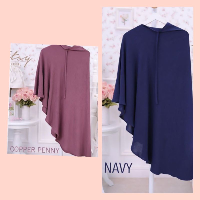 Ditsy Veil Crinkle Long