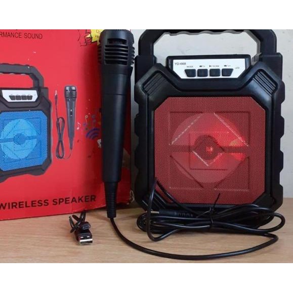 Speaker 668 Speaker bluetooth YD-668 plus Mic