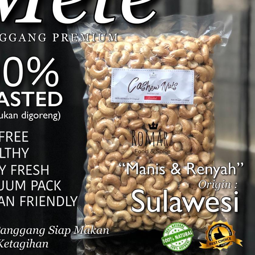 

11.11✔️KACANG METE MEDE OVEN PANGGANG SUPER ROASTED ORIGINAL 1kg|SQ4