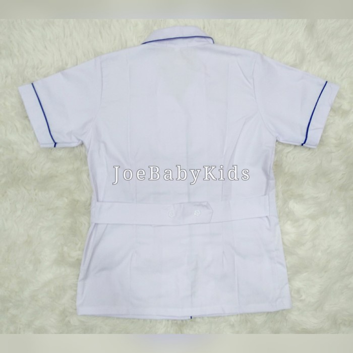 Seragam Suster Putih Polos Kulot / Baju Suster Kulot