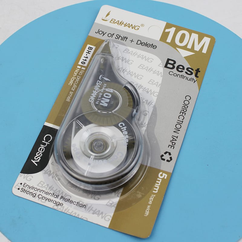 TIP EX ROLL CORRECTION TAPE 10M 5MM | TIP EX TARIK BEST CONTINULTY TIP X  LEBEL TARIK TIPEX TIPEK TARIK PENGHAPUSBH-110