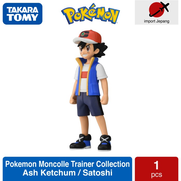 Pokemon Moncolle Trainer Collection Ash Satoshi Takara Tomy Original