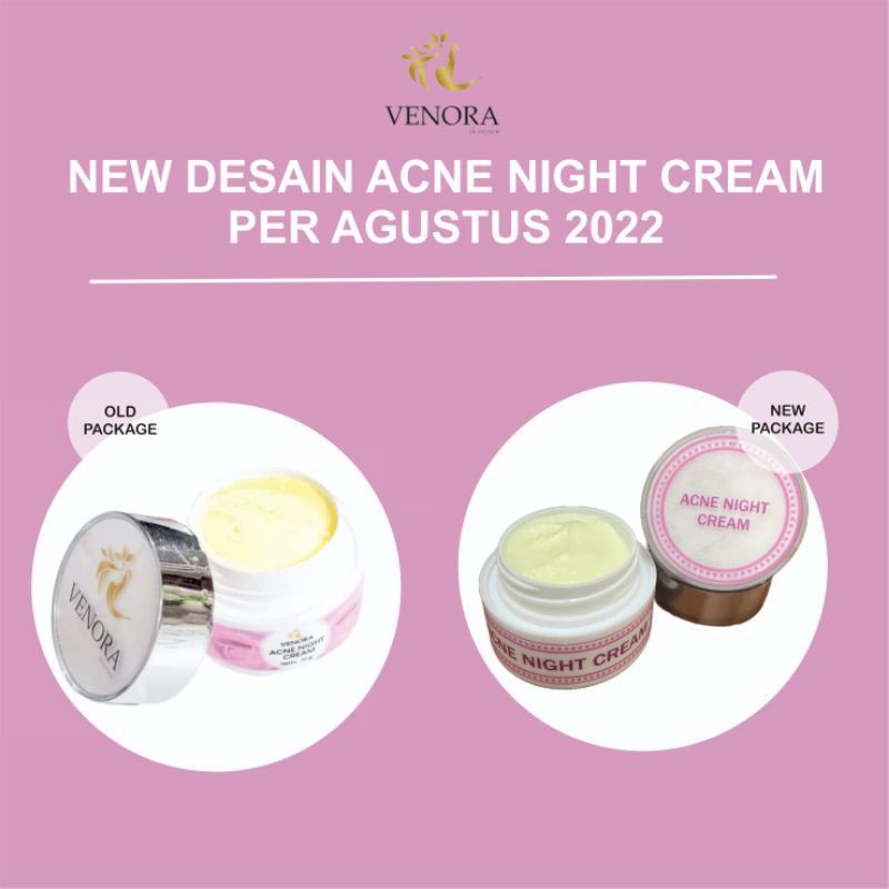 Ecer krim malam/night cream venora Skincare Original BPOM Terlaris