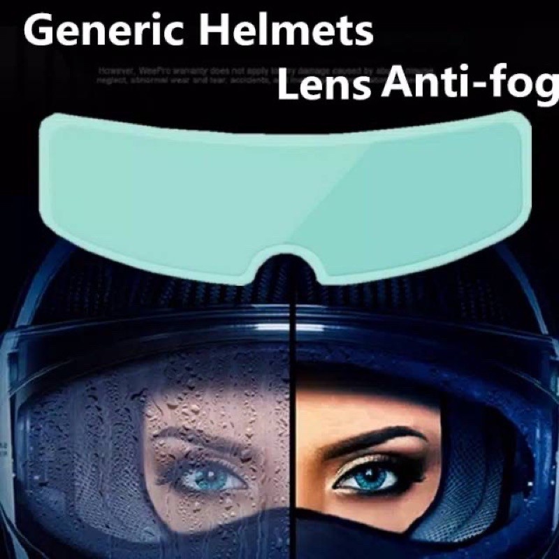 KACA FILM HELM ANTI AIR HUJAN  ANTI FOG ANTI EMBUN PELINDUNG HELM