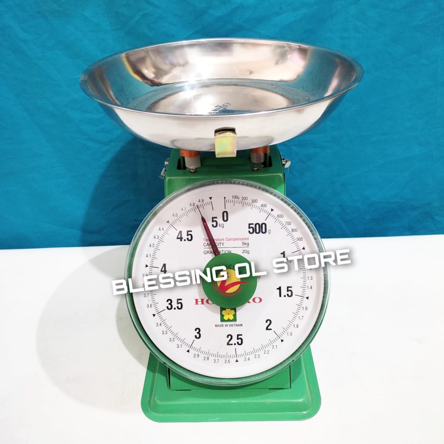 Timbangan Duduk Jarum 5KG Body Besar / Timbangan Made in Vietnam 5 KG