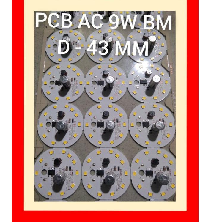 ⇊ PCB LED AC 9W BM D-45MM ぅ