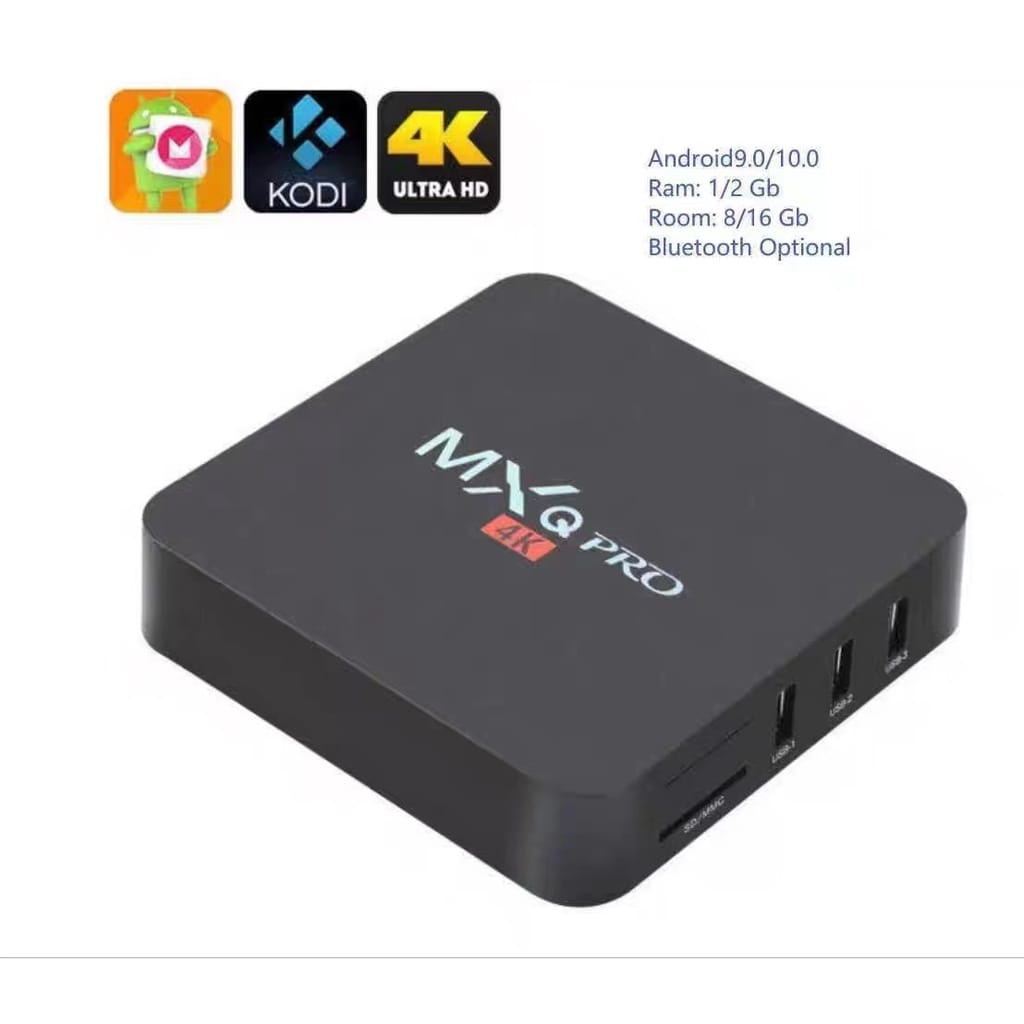 (COD) ANDROID TV BOX MXQ PRO 2GB RAM 16 GB ANDROID 10  SUPPORT 4K FULL HD