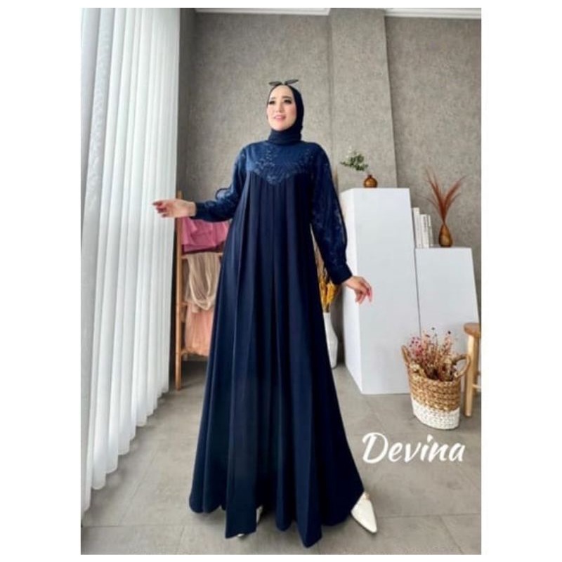 DRESS MUSLIM, Fashion Wanita. Fashion Muslim, baju wanita, dress, gamis, Baju gamis, Dress wanita, Devina Dress