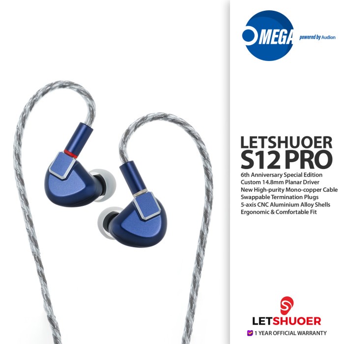 LETSHUOER/SHUOER S12 PRO Special Edition Planar Driver 2pin In-ear IEM