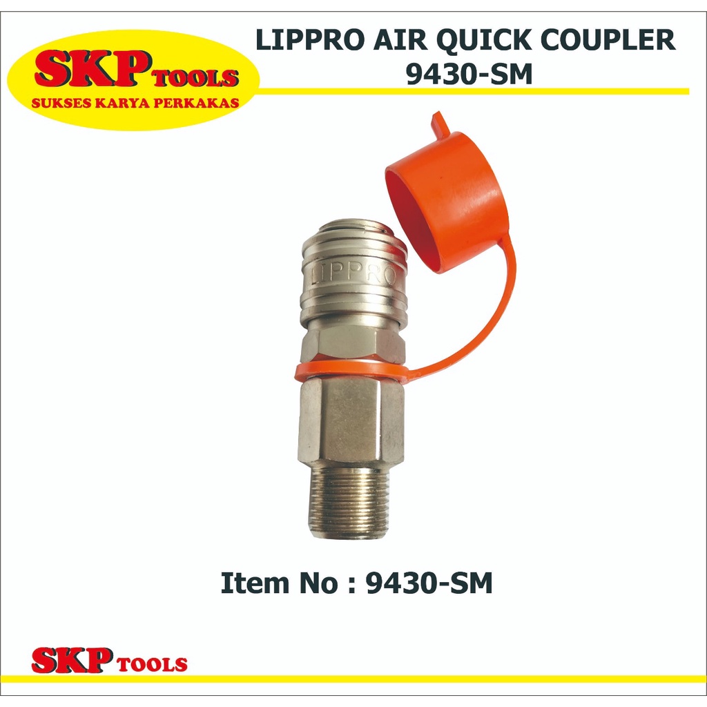 LIPPRO AIR QUICK COUPLER ONE TOUCH 9430-SM (KOMPRESOR ANGIN)