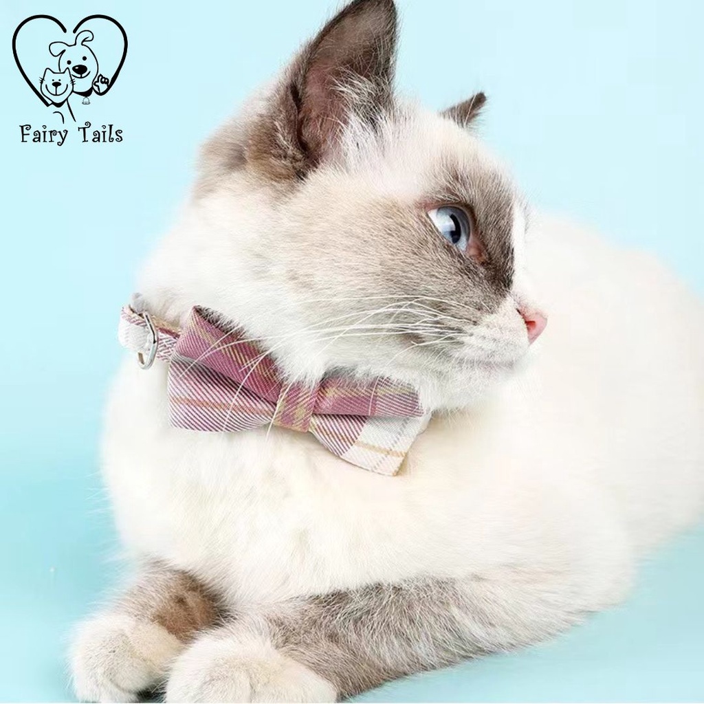 Dasi Kupu Kupu Neck Collar Motif Gradien Formal Untuk Anabul Anjing Kucing Fashionable | Fashion Costume Pet Tie Bowtie