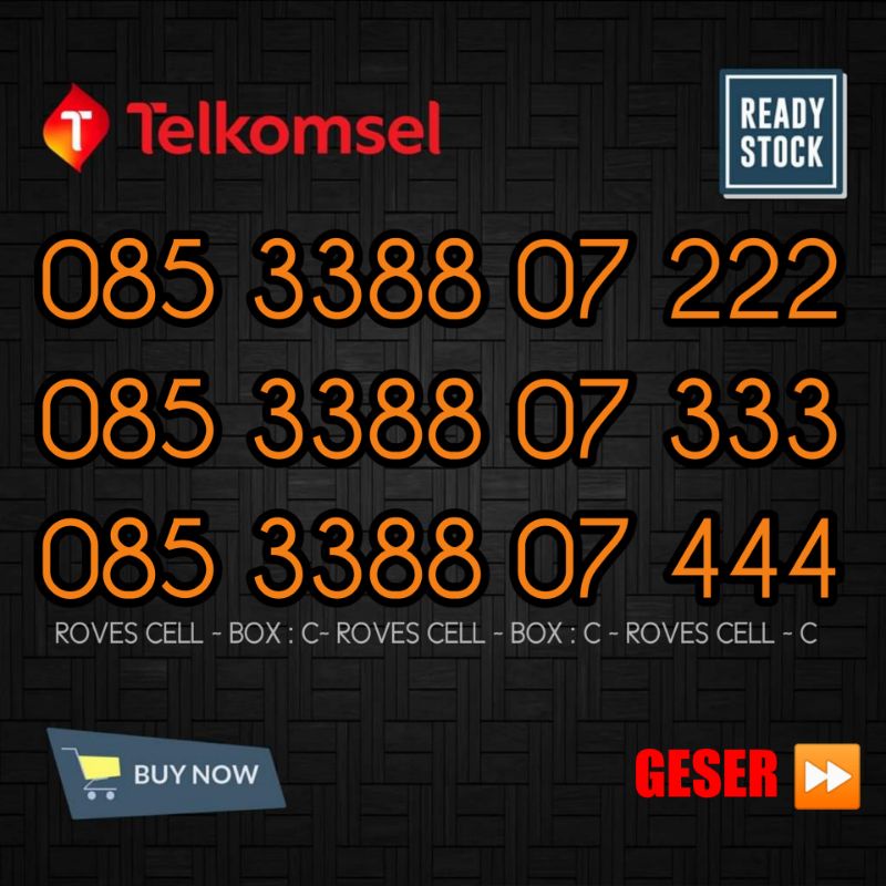 NOMOR CANTIK TELKOMSEL TRIPLE 222 444 3388 KARTU AS TRIPEL 4222 2444 04222 02444