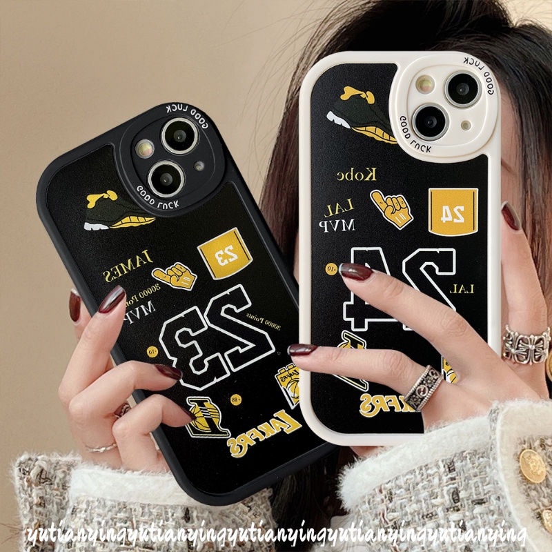 Soft Case TPU Motif N.B.A Kobe James Untuk IPhone 13 12 14 11 Pro MAX 7 8 6 6s Plus 14 Plus XR X XS MAX SE 2020