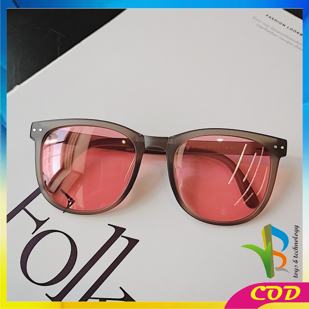 RB-C662 Kacamata Hitam Wanita Lipat Korea Fashion Kaca Mata korea Gaya Pantai Sunglasses Anti-UV Wanita Pria Import Kacamata Fashion