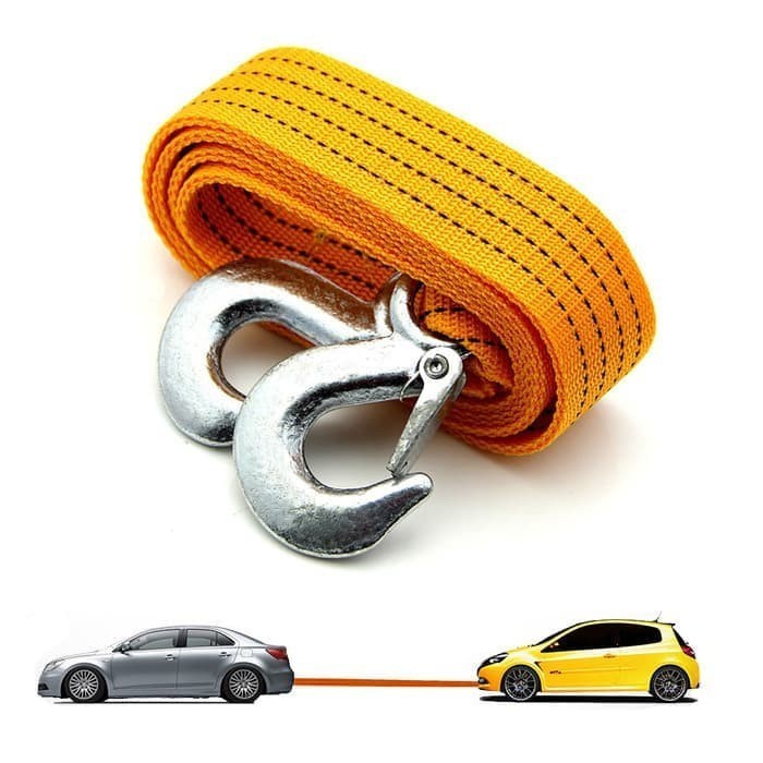 Tali Derek Mobil Towing / Emergency Car Tow Rope 3 Meter 3 Ton