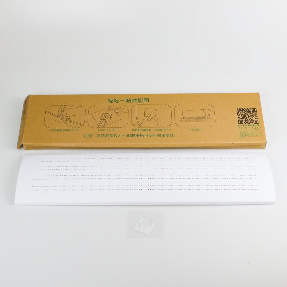 SAFEBET Cover Angin AC Adjustable Windshield Deflector 113x16cm - WB650 - White - 7RHZJ8WH