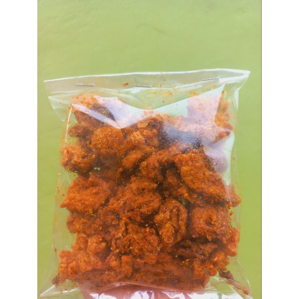 

Kulit crispy Ayam kering Daun jeruk Kulit Kering Extra pedas Daun Jeruk Virall