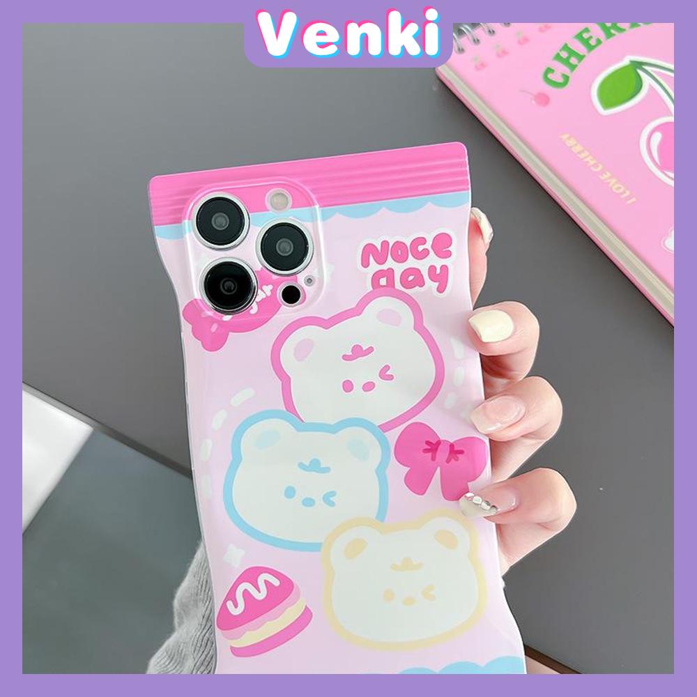 Case iPhone 14 Pro Max Soft TPU Clear Case Snack Case Cute Gummy Bears Camera Protection Airbag Shockproof For iPhone 14 13 12 11 Plus Pro Max 7 Plus X XR