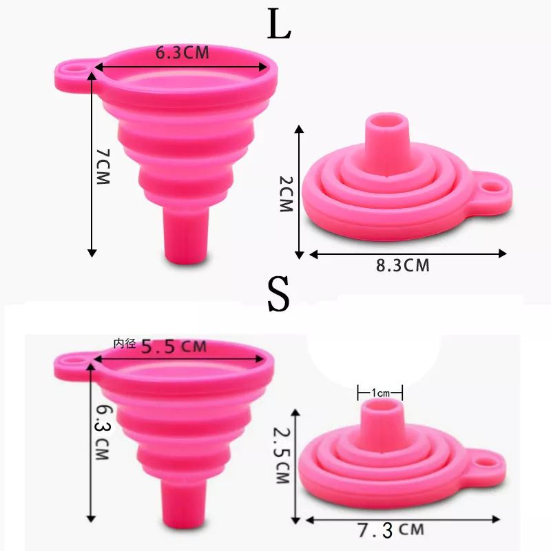 Corong Silicon / Corong Portable / Corong Fleksibel / Corong Minyak Travel