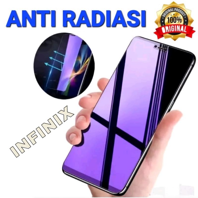 TEMPERRED GLASS KACA 100D ORIGINAL 100% ANTI RADIASI BLUE SCREEN HP Infinix Hot 8 Hot 9 Hot 9 Play Hot 10 Hot 10 play Hot 10S Hot 11 Hot 11 NFC 11 Play Note 7 Note 8 Note 10 Smart 4 Smart 5