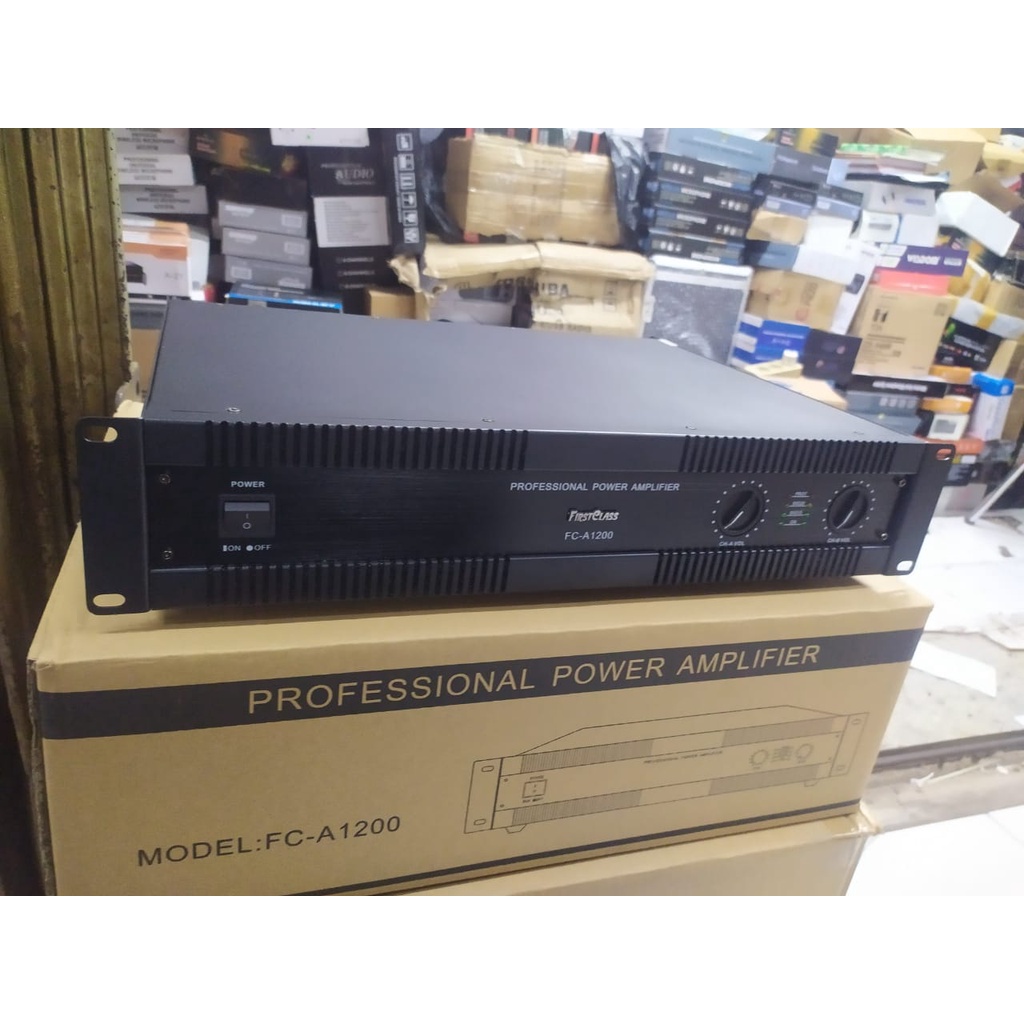 PROFESSIONAL POWER AMPLIFIER FC-A1200 FIRSTCLASS FCA1200|FCA 1200