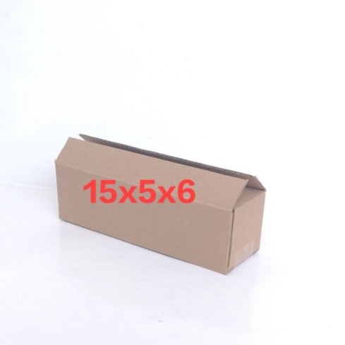 

Kardus packing ukuran 15x6x6 bahan polos min order 5pcs