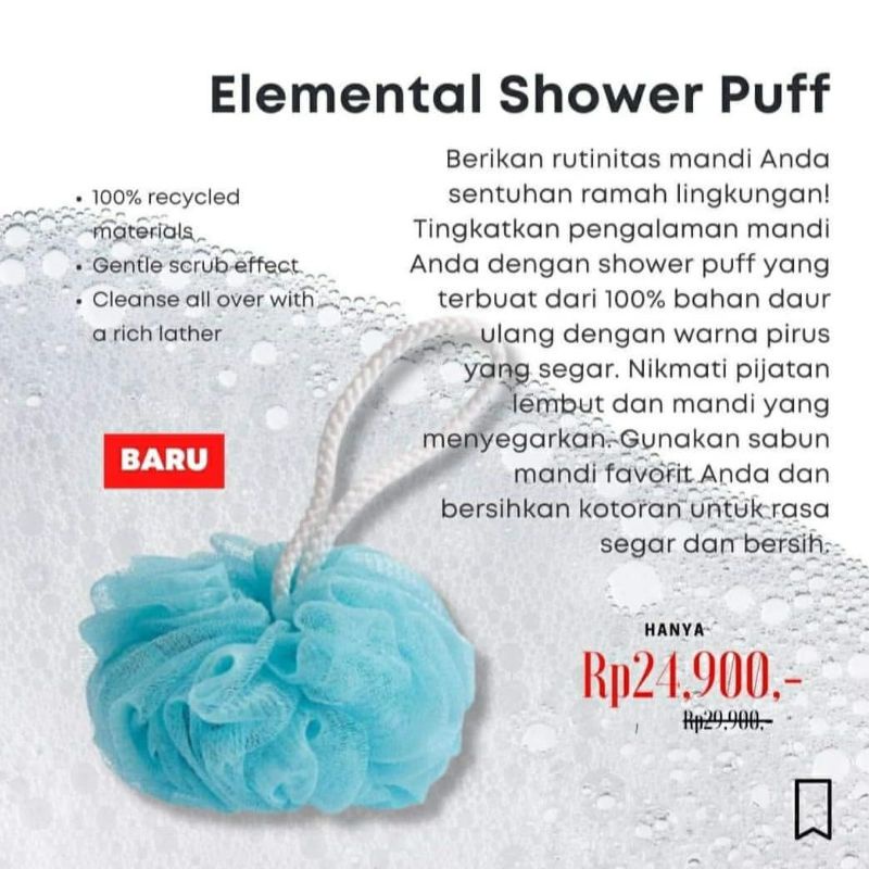 Elemental Shower Puff/Shower Puff