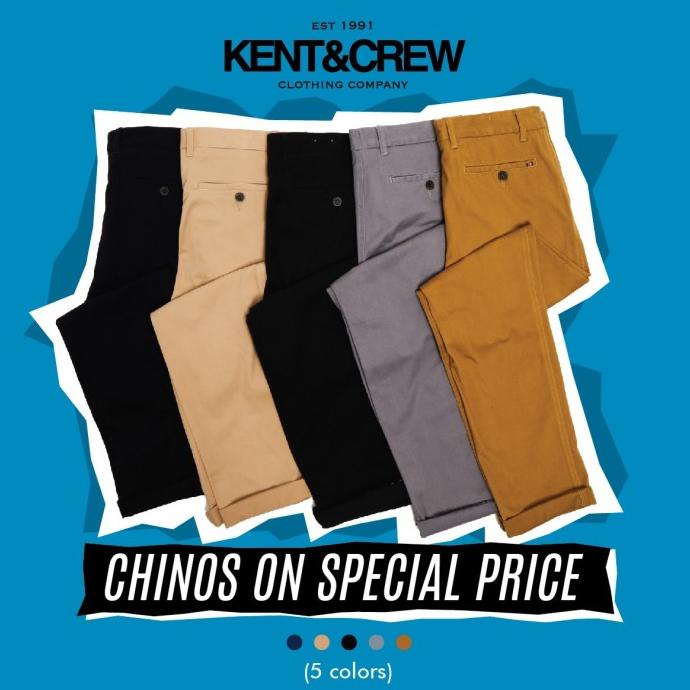 KENT&CREW CHINO PRIA (5 PILIHAN WARNA)