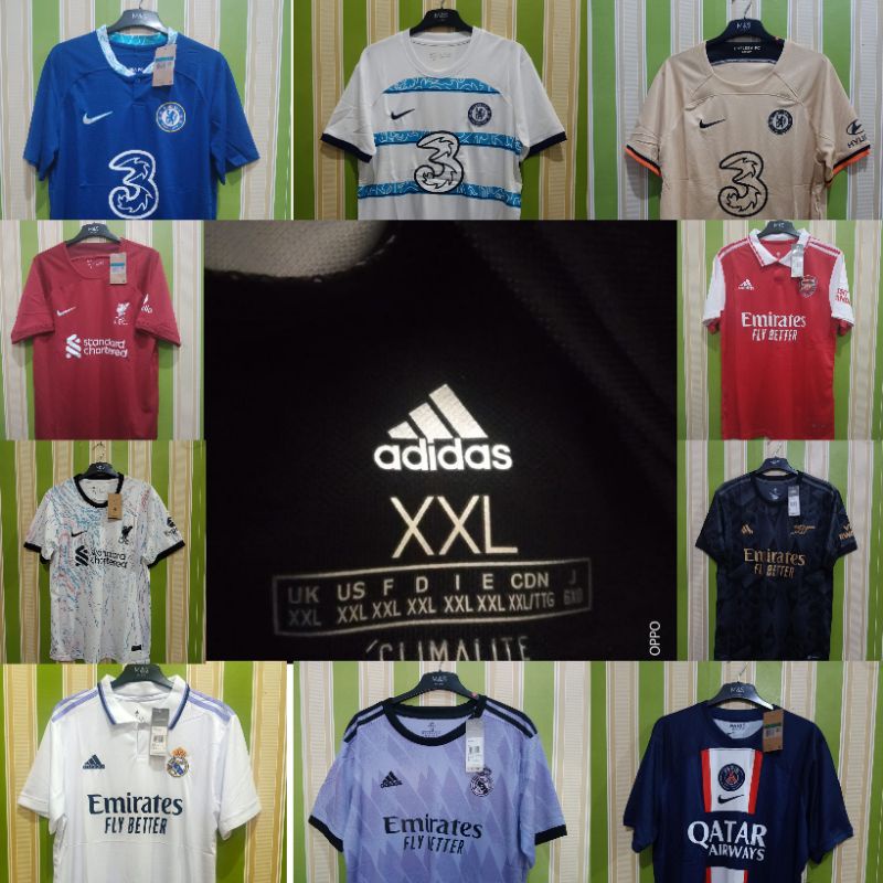 Jersey Bola GO Import JUMBO  - Jersey Bola Big Size XXL 2XL XXXL 3XL